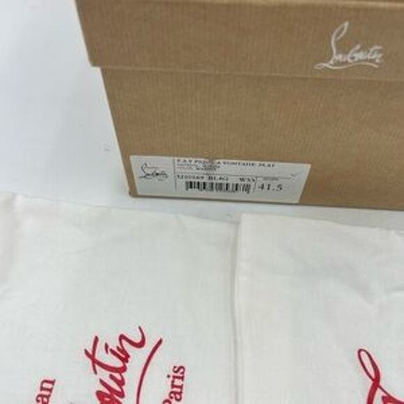 Men's Christian Louboutin F. A. V. Fique slip on sneakers size 41.5 made italy - Picture 3 of 13